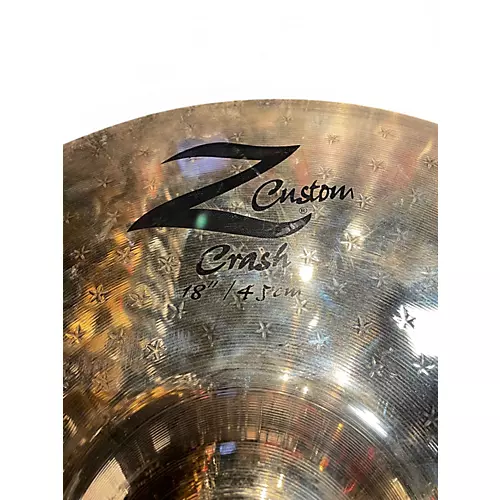 Used Zildjian 18in Z Custom Crash Cymbal 38 - musicians--Friend