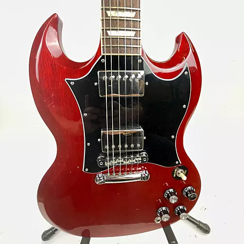 Used Gibson SG Standard Cherry Solid Body Electric Guitar Cherry - musicians--Friend
