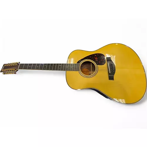 Used Yamaha LL16-12 Natural 12 String Acoustic Electric Guitar Natural - musicians--Friend