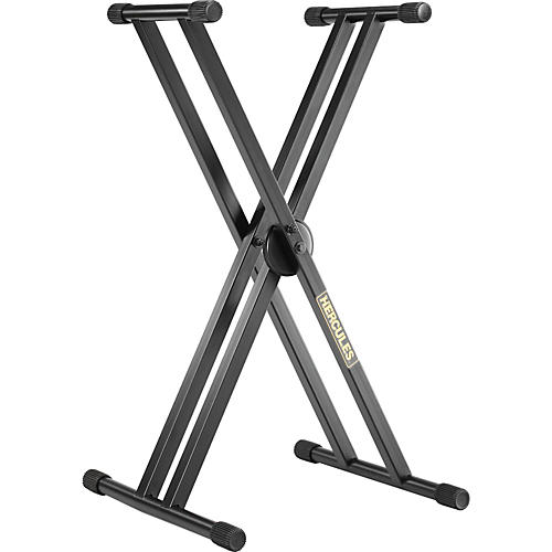 Hercules EZ Lok Double Keyboard Stand - musicians--Friend