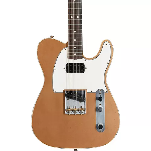 Fender Custom Shop 1963 Telecaster Custom Journeyman Relic Electric Guitar Masterbuilt by Paul Waller Aged Firemist Gold - musicians--Friend