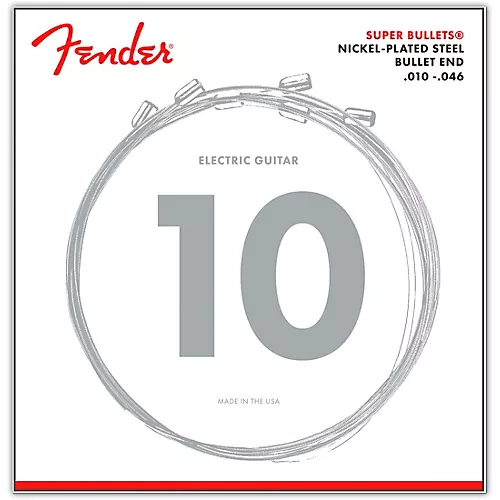 Fender 3250R Super Bullets Nickel-Plated Steel Electric Guitar Strings - musicians--Friend