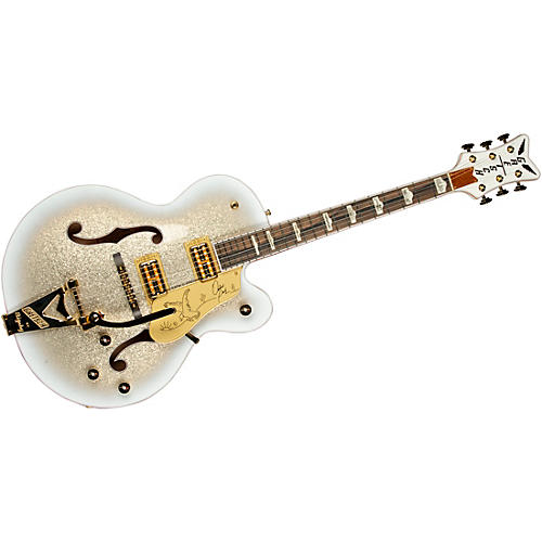 Gretsch Guitars G6136TG-OR Limited-Edition Orville Peck Falcon With String-Thru Bigsby Electric Guitar Oro Sparkle - musicians--Friend