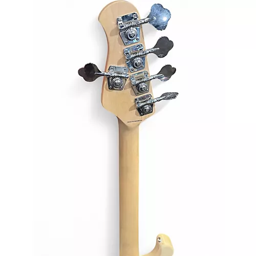 Used Sterling by Music Man stingray 5  white  Electric Bass Guitar white - musicians--Friend