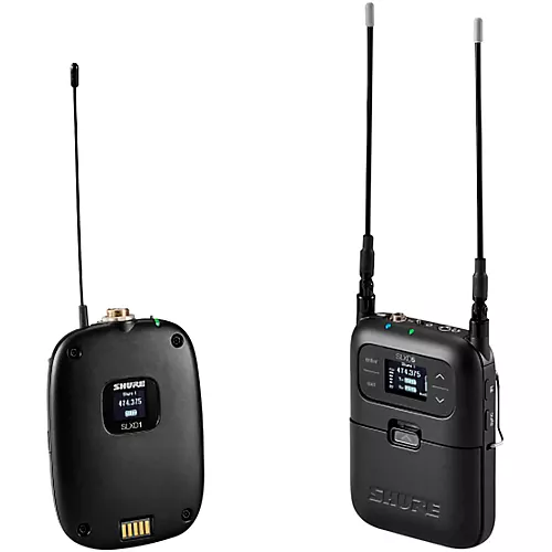 Shure SLXD15/UL4B Portable Digital Wireless Bodypack System with UL4B Lavalier Microphone - Band G58 Band G58 - musicians--Friend