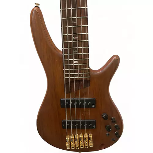 Used Ibanez SR1356B Natural Electric Bass Guitar Natural - musicians--Friend