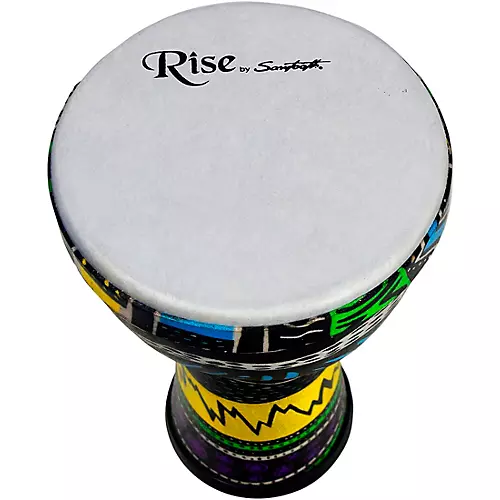 Rise by Sawtooth Jamaican Me Crazy Pretuned Student Djembe 6 in. - musicians--Friend