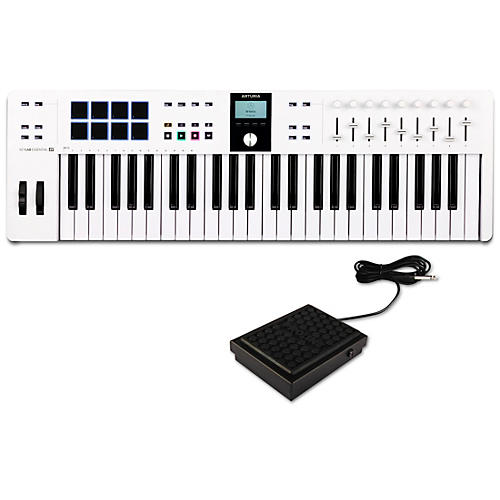 Arturia KeyLab Essential 49 mk3 Keyboard Controller With Sustain Block Black - musicians--Friend