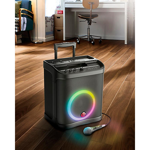 Harbinger RoadTrip 100 Mobile Sound System With Lights, Microphone & Battery Power - musicians--Friend