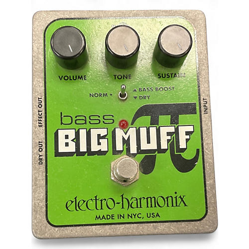 Used Electro-Harmonix Big Muff Bass Distortion Bass Effect Pedal - musicians--Friend