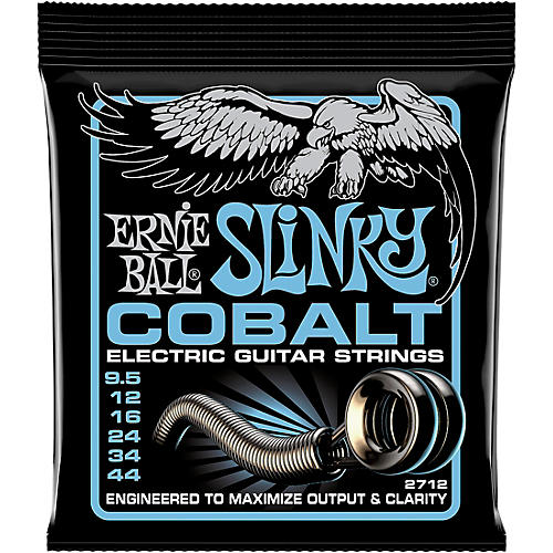 Ernie Ball Cobalt Primo Slinky Electric Guitar Strings 9.5-44 Gauge - musicians--Friend