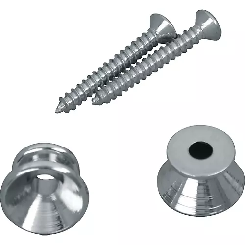 D'Andrea Guitar Strap Button Pair Black - musicians--Friend