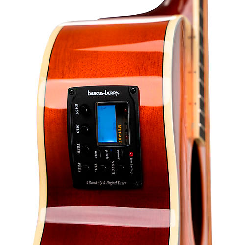 Washburn EA15 Festival Series Acoustic-Electric Guitar Iced Tea Burst - musicians--Friend