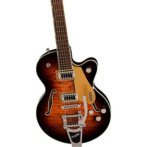Gretsch Guitars G5655T-QM Electromatic Center Block Jr. Single-Cut Quilted Maple With Bigsby Electric Guitar Sweet Tea - musicians--Friend