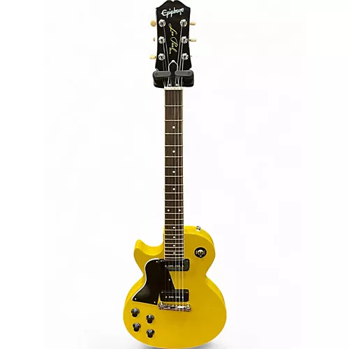 Used Epiphone Les Paul Special P90 Left Handed TV Yellow Electric Guitar TV Yellow - musicians--Friend