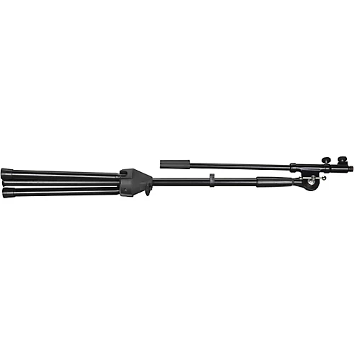 Musician's Gear Tripod Microphone Stand With Telescoping Boom Black 2-Pack - musicians--Friend
