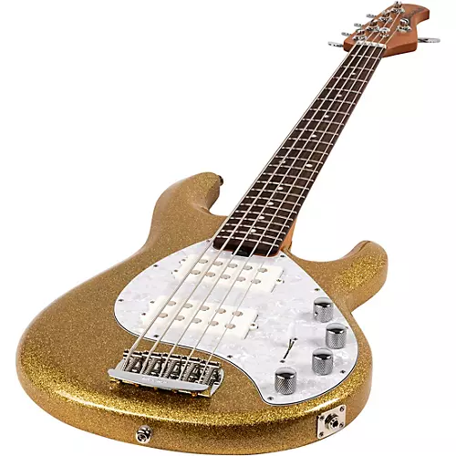 Ernie Ball Music Man StingRay5 Special HH 5-String Electric Bass Guitar Genius Gold - musicians--Friend