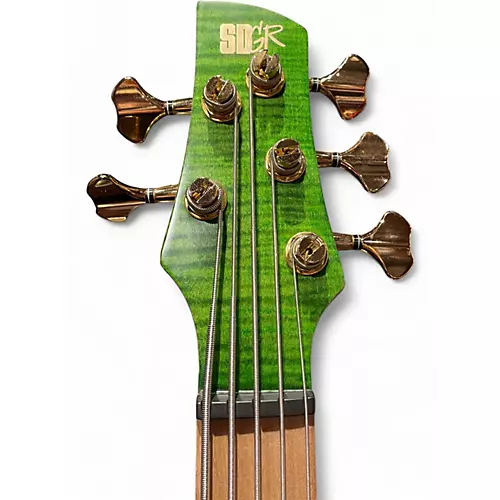Used Ibanez SR5FMDX EMERALD GREEN Electric Bass Guitar EMERALD GREEN - musicians--Friend