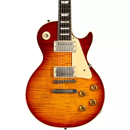 Gibson Custom 1959 Les Paul Standard Reissue Limited Edition Murphy Lab with Brazilian Rosewood Fingerboard Electric Guitar Tom's Lemon - musicians--Friend