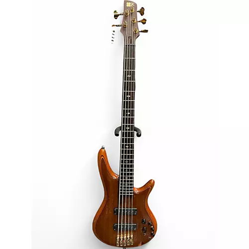 Used Ibanez SR1205E 5 String Antique Natural Electric Bass Guitar Antique Natural - musicians--Friend