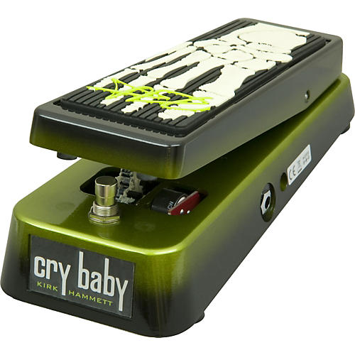 Dunlop KH95 Kirk Hammett Signature Cry Baby Wah Guitar Effects Pedal Black and Green - musicians--Friend