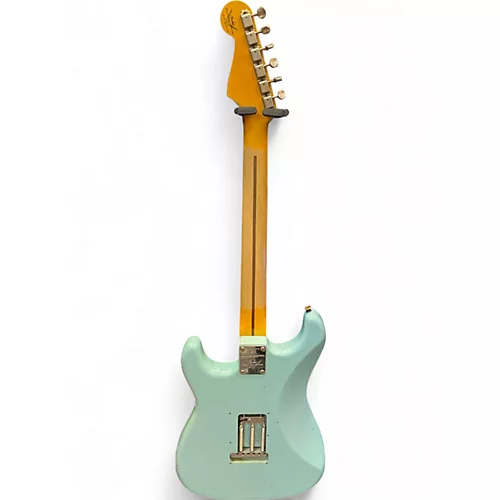 Used Fender Custom Shop 1955 Journeyman Stratocaster Aged Daphne Blue Solid Body Electric Guitar Aged Daphne Blue - musicians--Friend