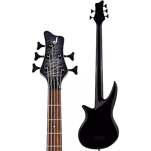 Jackson X Series Spectra Bass SBXQ V Transparent Black Burst - musicians--Friend