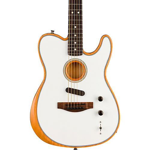 Fender Acoustasonic Player Telecaster Acoustic-Electric Guitar Brushed Black - musicians--Friend