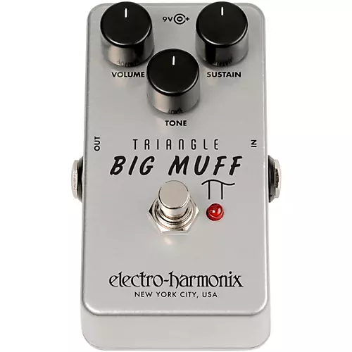 Electro-Harmonix Triangle Big Muff Pi Distortion/Sustainer Effects Pedal - musicians--Friend