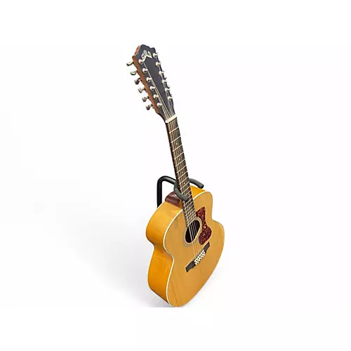 Used Guild F2512E Natural 12 String Acoustic Electric Guitar Natural - musicians--Friend