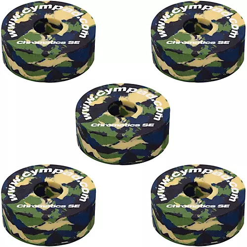 Cympad Chromatics Foam Cymbal Washer 5-Piece Crash Set Blue - musicians--Friend