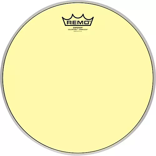 Remo Emperor Colortone Crimplock Yellow Tenor Drum Head 12 in. - musicians--Friend