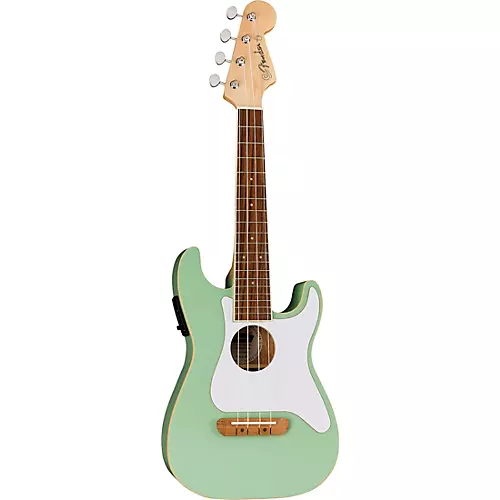Fender Fullerton Stratocaster Acoustic-Electric Ukulele Black - musicians--Friend
