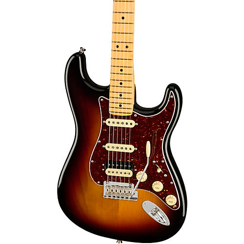 Fender American Professional II Stratocaster HSS Maple Fingerboard Electric Guitar Mystic Surf Green - musicians--Friend