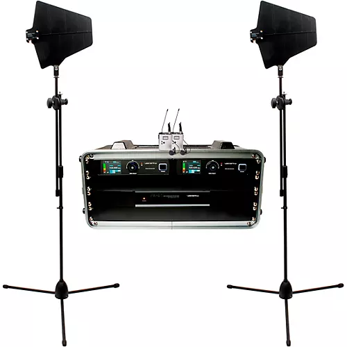 VocoPro BENCHMARK-DUAL-BP 2-Channel True Diversity Body Pack and Lavalier Microphone System - musicians--Friend