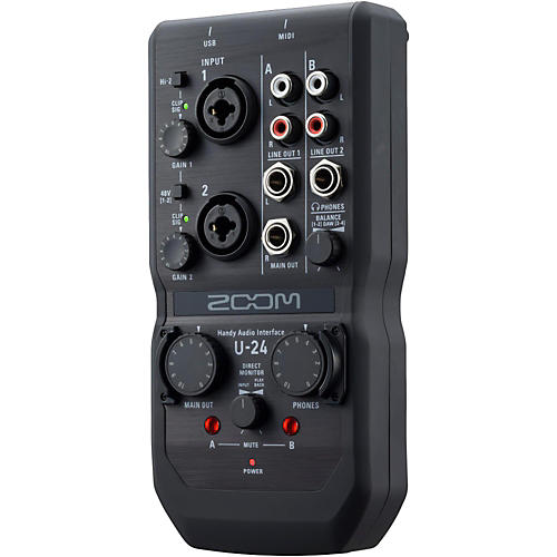 Zoom U-24 Handy Audio Interface - musicians--Friend