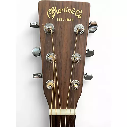 Used Martin DM Mahogany Natural Acoustic Guitar Natural - musicians--Friend