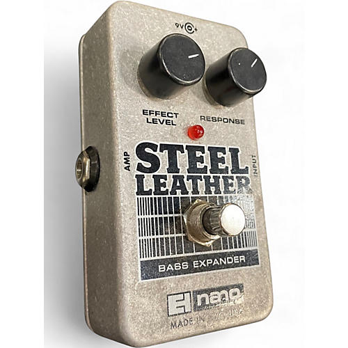 Used Electro-Harmonix Steel Leather Nano Bass Expander Bass Effect Pedal - musicians--Friend