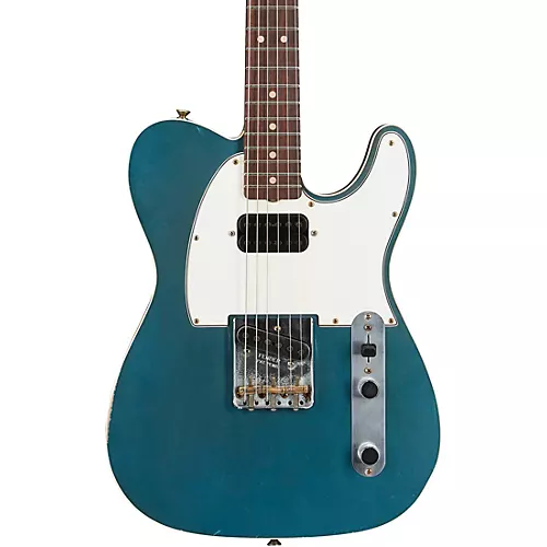 Fender Custom Shop 1963 Telecaster Custom Journeyman Relic Electric Guitar Masterbuilt by Paul Waller Aged Firemist Gold - musicians--Friend