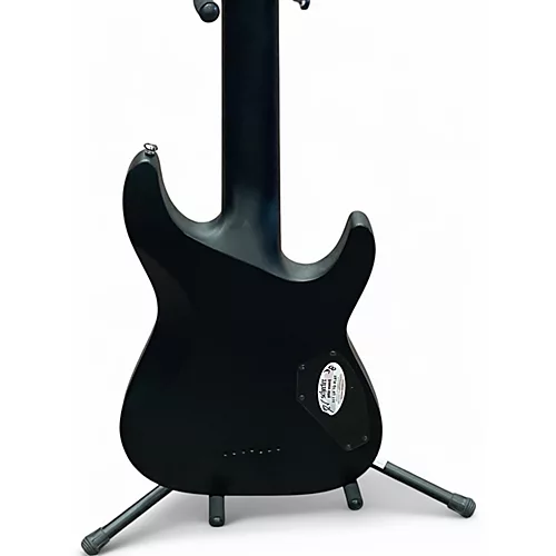 Used Schecter Guitar Research blackjack sls lh Black Solid Body Electric Guitar Black - musicians--Friend