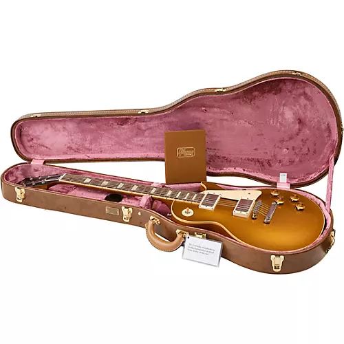 Gibson Custom 1957 Les Paul Goldtop Reissue VOS Electric Guitar Gold Top - musicians--Friend