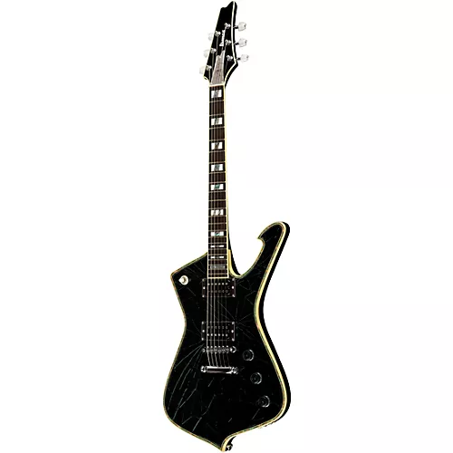 Ibanez Paul Stanley Signature Electric Guitar Cracked Mirror - musicians--Friend