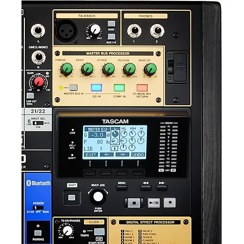 TASCAM Model 2400 24-Channel Multitrack Recorder With Analog Mixer & USB Interface - musicians--Friend