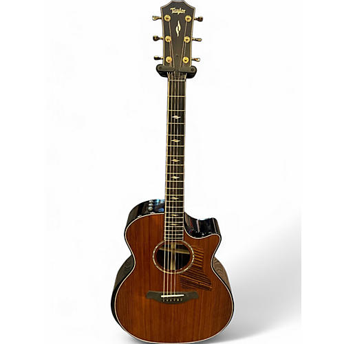 Used Taylor 814CE LTD BUILDERS EDITION 50TH ANNIVERSARY SINKER REDWOOD Natural Acoustic Electric Guitar Natural - musicians--Friend