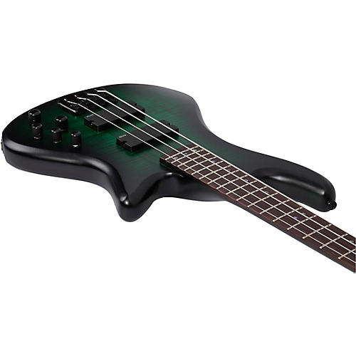 Schecter Guitar Research Stiletto Studio-4 Electric Bass Guitar Ocean Blue Burst