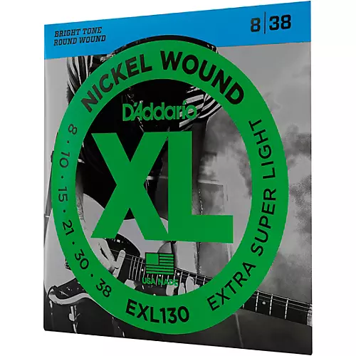 D'Addario EXL130 Nickel Extra Super Light Electric Guitar Strings