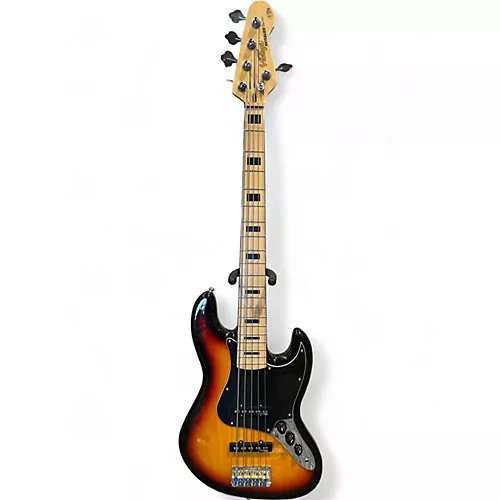 Used Vintage VJ75 Jazz Bass 3 Color Sunburst Electric Bass Guitar 3 Color Sunburst