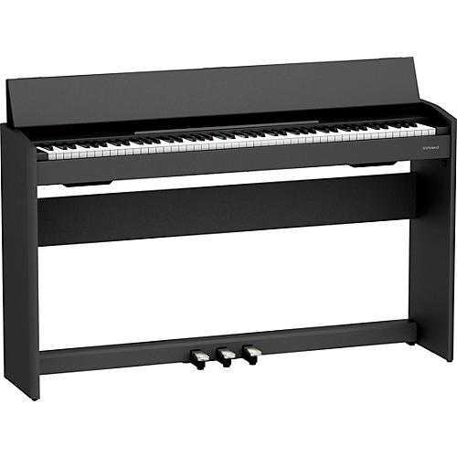 Roland F107 Digital Console Piano With Bench Black