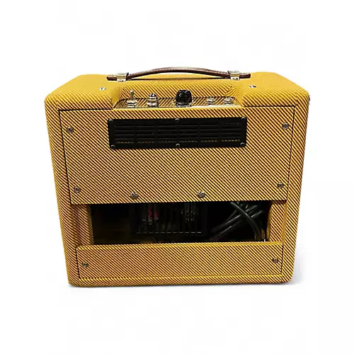 Used Fender '57 Custom Champ 5W 1x8 Tube Guitar Amp Lacquered Tweed Tube Guitar Combo Amp