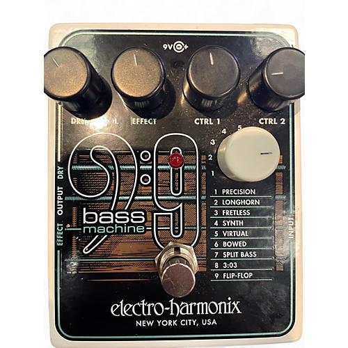 Used Electro-Harmonix BASS9 Bass Machine Bass Effect Pedal